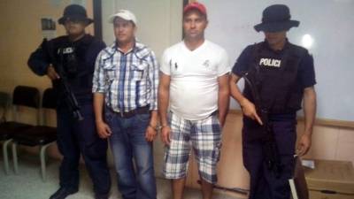 Los capturados Romeo Santos Salvador y Santos Adali Díaz Moreno.
