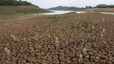 Reservorio responsable por el abastecimiento de agua de casi 6,5 millones de personas. EFE