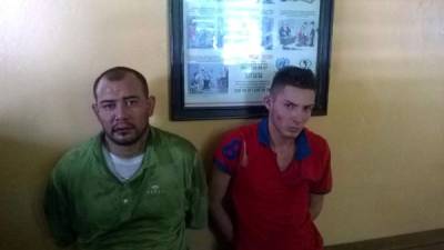 Los dos supuestos agresores fueron detenidos ayer por las autoridades en Peña Blanca, Cortés.