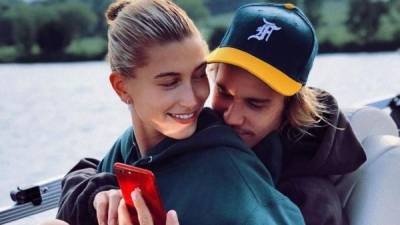 El cantante Justin Bieber y Hailey Baldwin.