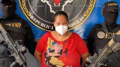 Gladis Ondina Rivera (42) fue capturada por agentes de la FNAMP.