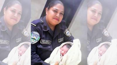 La Policía y la bebé.