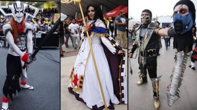 Ichigo Hollow también estuvo en el evento. Scorpion de Mortal Kombat gustó mucho. Ana Rodríguez como Nadeshiko Tsubasa.