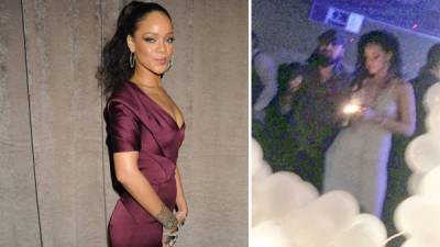 Rihanna estuvo con Leonardo Dicaprio en su cumpleaños.