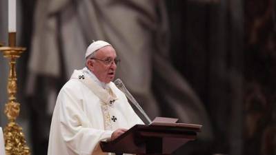 El papa Francisco sostuvo una conversación con los superiores de varias órdenes católicas.