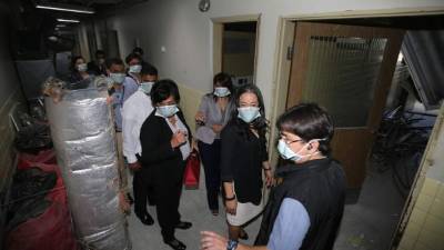 Los miembros de la junta interventora, del CNA y la Comisión de Transformación de Salud conocieron los avances en la modernización de quirófanos.