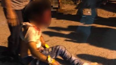 Los pandilleros sufrieron graves heridas.