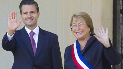 Enrique Peña Nieto y Michelle Bachelet lideran la lista de los mejor pagados como presidentes en Latinoamérica.