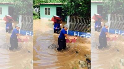 Unas 20 viviendas inundadas en el municipio de Villanueva por desbordamiento del río Ulúa.
