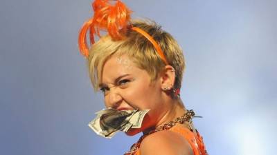Miley Cyrus en sus concierto en Australia.