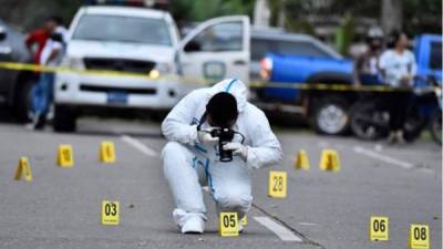 De acuerdo con las cifras oficiales, Honduras registró hasta el 26 de diciembre 3.415 homicidios y un promedio diario de 9,46.