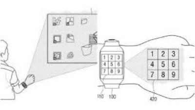El reloj es capaz de proyectarse sobre una pared o sobre el dorso de la mano.