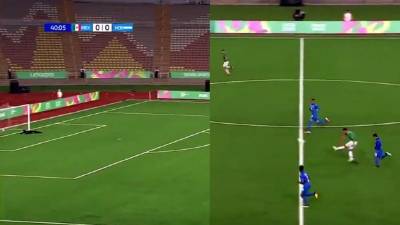 El golazo de Francisco Venegas para México contra Honduras en los Juegos Panamericanos.