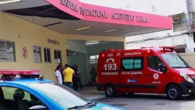 Los pistoleros ingresaron por la puerta principal del Hospital Estatal Azevedo Lima de Niteroi.