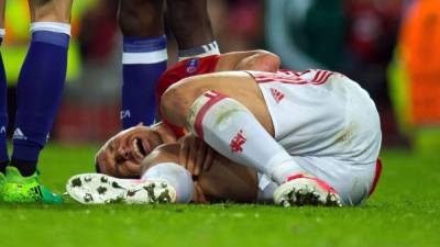 Zlatan Ibrahimovic sufrió una escalofriante lesión. Foto EFE