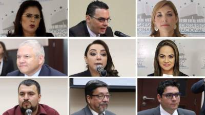 INTEGRANTES DE LOS NUEVOS ENTES ELECTORALES1. CONSEJO NACIONAL ELECTORAL: Rixi Romana Mocada (Libre), Kelvin Fabricio Aguirre (PN) y Ana Paola Hall.2. TRIBUNAL DE JUSTICIA ELECTORAL: Eduardo Enrique Reina (Libre), Miriam Barahona (PL) y Gaudy Alejandra Bustillo (PN).3. REGISTRO NACIONAL DE LAS PERSONAS: Óscar Porfirio Rivera (Libre), Roberto Brevé (PL) y Rolando Kattán (PN).