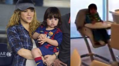 Shakira con su pequeño Milan.