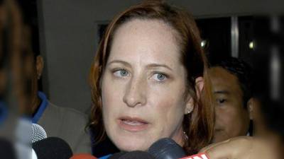 Chargé Heide Fulton, encargada de negocios de Estados Unidos en Honduras.