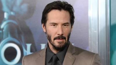 Keanu Reeves en el estreno de una película el 21 de octubre en Nueva York.
