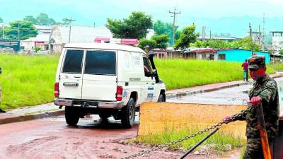 Personal de Medicina Forense reconoció el cadáver de José Anselmo Pineda.