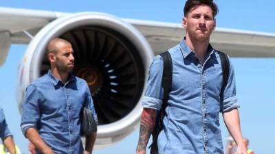 Messi y Mascherano han completado a la Selección Argentina. Foto Archivo.
