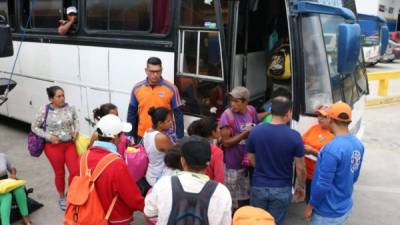 La mayoría de los inmigrantes han retornado en autobuses procedentes de México y Guatemala por los puntos fronterizos de Corinto, en el Caribe, y Agua Caliente, occidente.