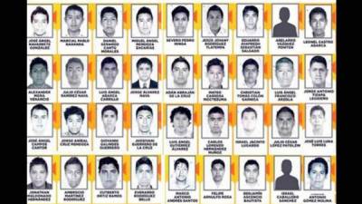 Los 43 estudiantes mexicanos desaparecieron el pasado 26 de septiembre.
