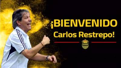 Carlos Restrepo ha sido anunciado como nuevo entrenador del Real España.