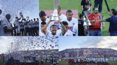 El Olimpia presumió sus Ligas Concacaf ante su eterno rival Motagua en el duelo realizado en el estadio Morazán.