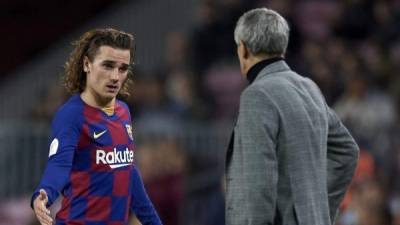 Griezmann ha perdido protagonismo con Quique Setién en el banquillo del FC Barcelona.