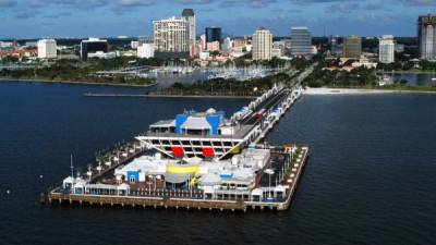 Panorámica de St. Petersburg, en la costa occidental de Florida.