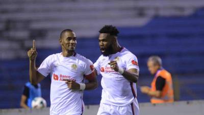 Jerry Bengtson y Jorge Benguché son la dupla de atacantes del Olimpia en lo que va del Clausura 2023.