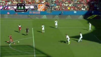 Bryan Acosta marcó un golazo en la victoria del FC Dallas sobre Los Angeles Galaxy.