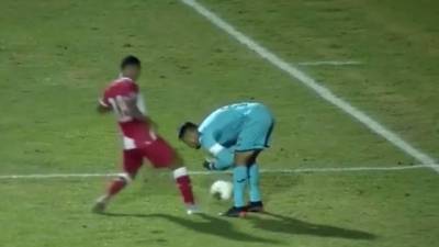 Marlon Licona protagonizó un horrible error que le costó muy caro al Motagua ante Real Estelí.