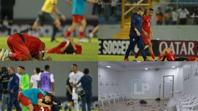 La Selección de Panamá perdió 2-1 ante Honduras y como consecuencia se quedó sin poder clasificar al Mundial Sub-20 y los Juegos Olímpicos. Tras el final del juego, la tristeza se apoderó de los seleccionados e inclusive dejaron un caos en los camerinos del estadio Morazán.