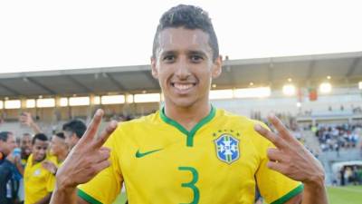 Marquinhos es titularísimo en la selección de Brasil Sub-23 y se prepara para enfrentar este miércoles a Honduras.