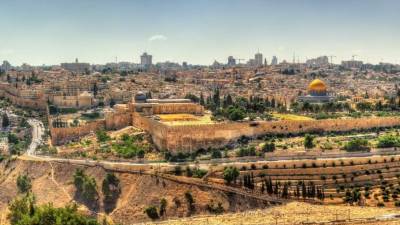 Miles de peregrinos recuerdan cada año en Domingo de Ramos cómo Jesús descendió el Monte a lomos de un borrico desde la aldea de Betfagé para ser recibido en la Ciudad Santa como un rey.