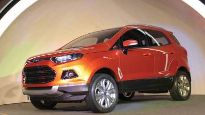 Ford ensambla su todoterreno EcoSport sobre el chasis del subcompacto Fiesta.