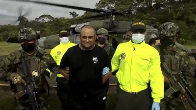 Otoniel fue capturado el pasado sábado por militares colombianos en Antioquía.