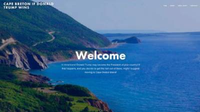 La publicidad de la isla Cape Breton exhibe las bellezas naturales de la costa.