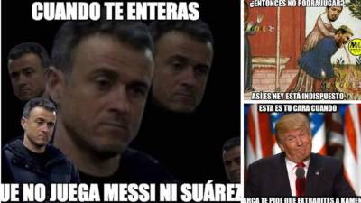El Barcelona no pudo pasar del empate sin goles contra el Málaga en la Liga española y no lo perdonan en las redes sociales con divertidos memes. Mira los mejores