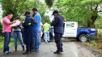 Autoridades realizaron el levantamiento del cuerpo ayer en horas de la mañana.