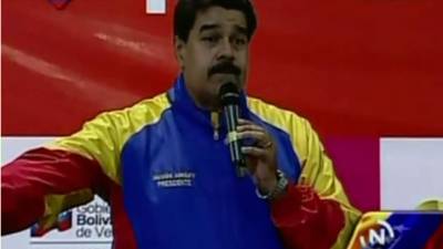 This handout photo released by Miraflores Palace press office shows Venezuela's President Nicolas Maduro speaking during a meeting with members of his government cabinet at the Miraflores Presidential Palace in Caracas, Venezuela on April 4, 2019. - The United States on Thursday requested that the UN Security Council hold a meeting next week to discuss the worsening humanitarian crisis in Venezuela, diplomats said. (Photo by Marcelo GARCIA / Venezuelan Presidency / AFP) / RESTRICTED TO EDITORIAL USE - MANDATORY CREDIT 'AFP PHOTO / VENEZUELAN PRESIDENCY-MARCELO GARCIA' - NO MARKETING NO ADVERTISING CAMPAIGNS - DISTRIBUTED AS A SERVICE TO CLIENTS