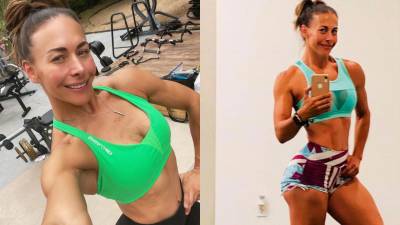 La actriz y atleta fitness de 45 años aún no reacciona a la noticia de su primogénito.