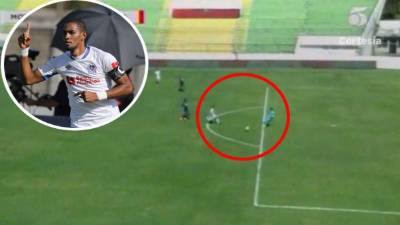 Jerry Bengtson abrió el marcador en el clásico para Olimpia contra Motagua.