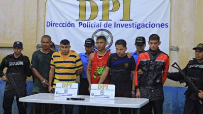Los detenidos fueron puestos a órdenes de la Fiscalía.