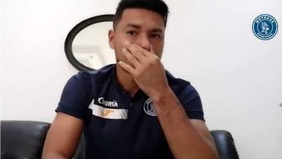 Marlon Licona no pudo contener el llanto al pedir disculpas a los motagüenses.