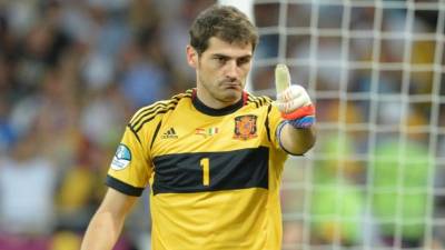 Iker Casillas fue suplente durante toda la Eurocopa 2016, David de Gea fue el titular.