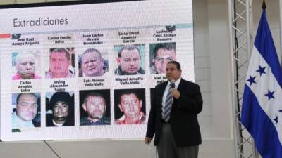 Enviados. Suazo expuso datos de las extradiciones a EUA.