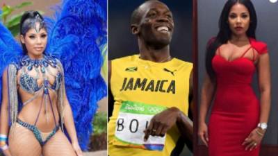 La prometida de Bolt reaccionó en redes.